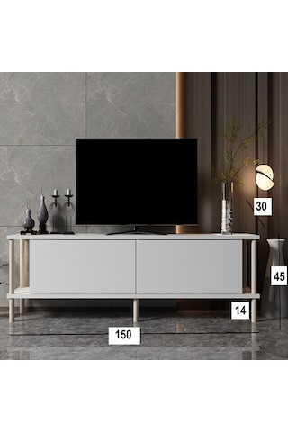 Tv Sehpası Agora Beyaz 150 Cm