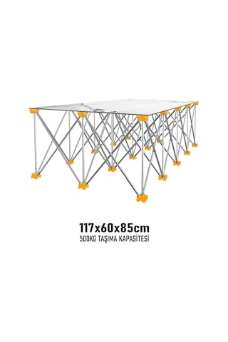 Sgs Katlanır Çalışma Tezgahı Alüminyum 117 60 85 Cm Sgs921