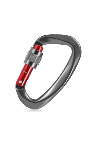 Vidalı Kilitli Kapaklı Karabina 25kn Ağır Hizmet Karabina Klipleri Hamaklar İçin Kamp Yürüyüşü Sırt Çantası İçin