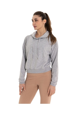 Inguz Kapüşonlu Hoodie Gri