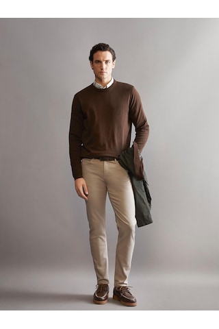 Lcwaıkıkı Classic Bej Dar Kalıp Erkek Chino Pantolon