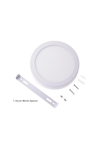 Cata Ct-5233b 18w Sıva Üstü Led Panel Yuvarlak Beyaz