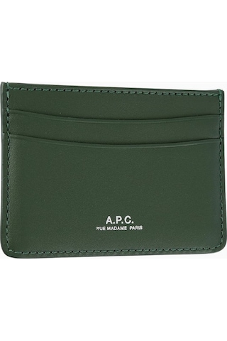 A.p.c André Unisex Deri Kartlık Zümrüt Yeşil 7 Zümrüt Yeşili