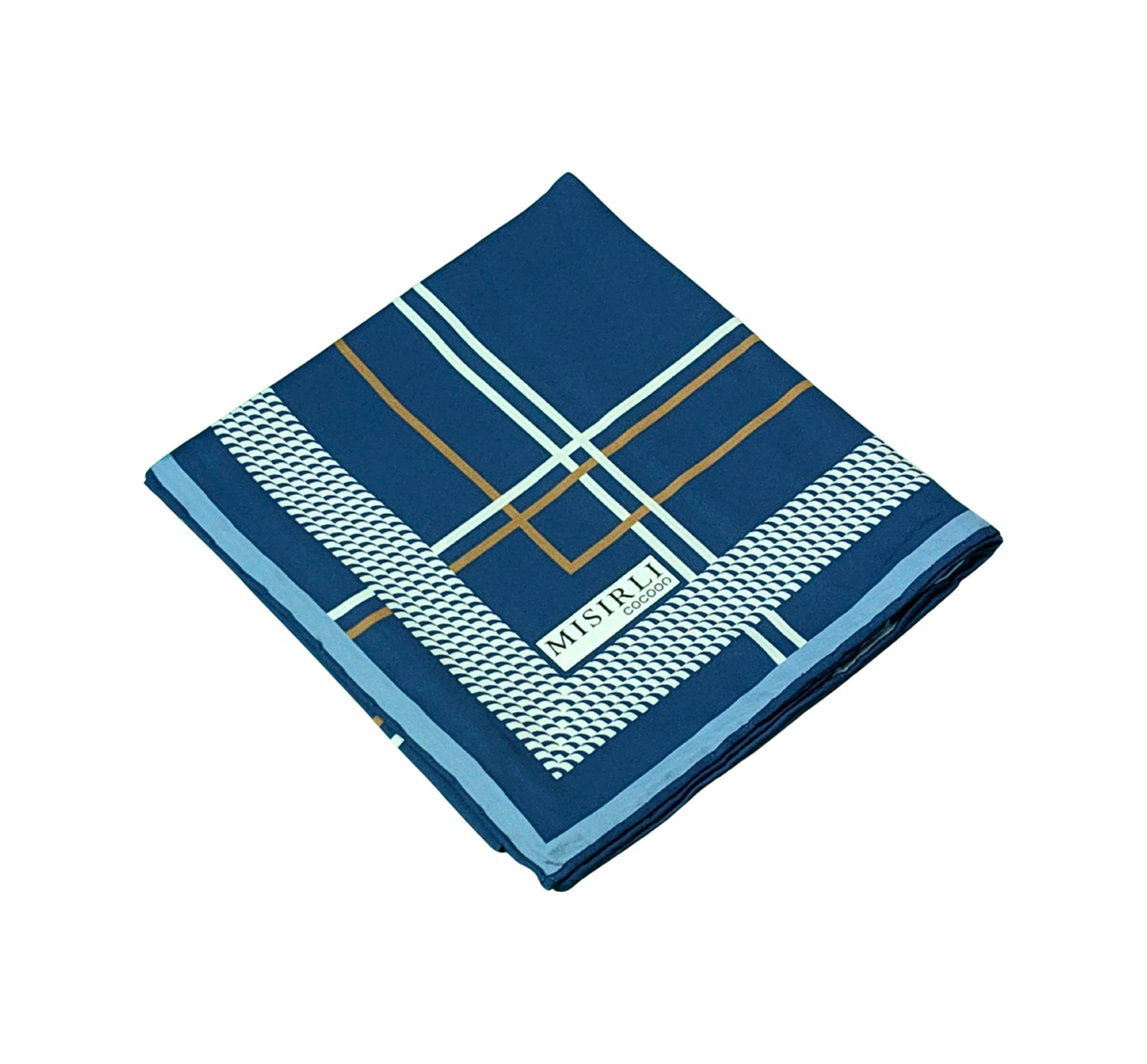 Mim Eşarp Mısırlı Eşarpları Cocoon Twill Eşarp Lacivert