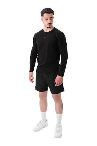 Musclecloth Elite Reglan Uzun Kollu T-shirt Siyah Siyah
