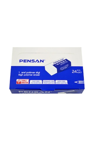 Pensan Beyaz Silgi 24 Adet Ps 24