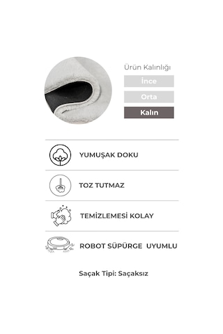 Yüksek Kalite Ekstra Yumuşak Kaymaz Özel Tabanlı Tavşan Peluş Halı Gri