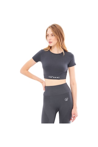 Giorgina Ferri Yumuşak Dokulu, Esnek Yoga, Koşu, Spor Ve Günlük Crop Top Mila