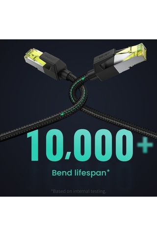Ebitda 80421 Cat7 10 Gbps Rj45 Kablosu 1m - Yüksek Hızlı Ethernet Kablo - Ugreen