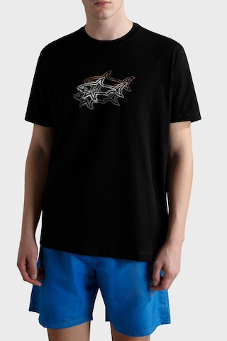 Paul & Shark Erkek T Shirt 24411041 011 Siyah SIYAH Siyah