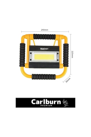 Premium 3 Modlu Su Geçirmez 6500k Renk Sıcaklığı 20w Led 360 Derece Dönebilen 1300 Lümen Aydınlatma Çok Renkli