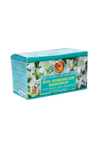 Ege Bitkisel Çayları Akasya Katırkuyruğu Çiçeği Karışım Bitki Süzen Poşet Çay 20 x 1.5 G
