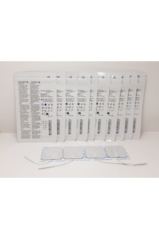 Tens Elektrod Pedi 5x5 Cm Kablolu 4lü Paket 10 Adet