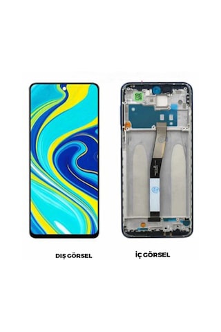 Teknonet Xiaomi Redmi Note 9 Pro Uyumlu Lcd+dokunmatik+çıtalı - Mavi