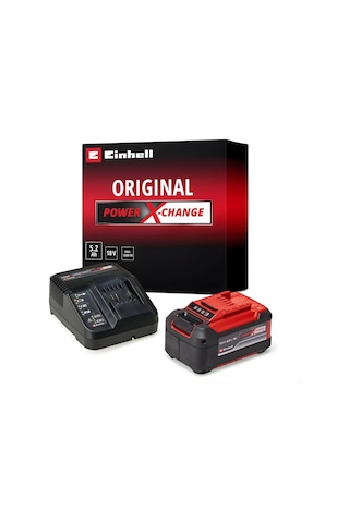 Einhell Set-35 Einhell Tp-ag 18/125 F Li Bl - Solo, Akülü Avuç Taşlama+einhell 5,2 Ah Pxc Starter-kit Akü & Şarj Cihazı