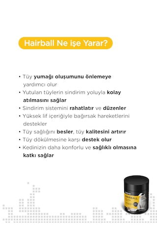 Cutepet Hairball Kedi Tüy Yumağı Önleyici Tablet 60 Adet Sindirim Destekleyici Ve Malt Etkili
