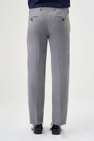 Bisse Erkek Regular Fit Flanel Klasik Pantolon Gri Ppnk23k23201 D55 Gri