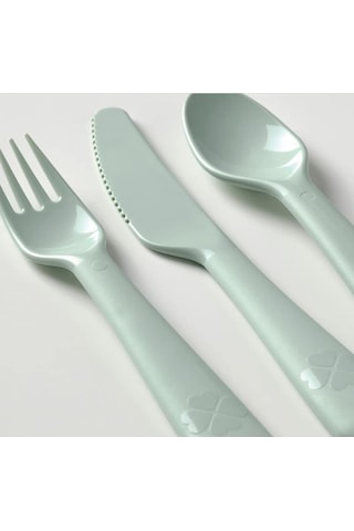 Mjcc Ikea Çocuk Çatal Bıçak Takımı 18 Parça Bpa İçermeyen Mikrodalga Fırın Ve Bulaşık Makine Sku: Smg8690010591951 Abanoz