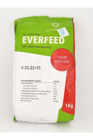 Everfeed | 5-22-22+Te Npk Gübre 1 KG