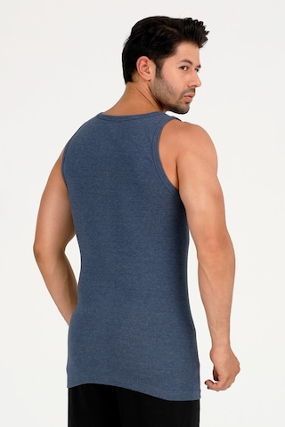 Sensu Erkek Atlet Penye Ribana 2'li Paket Set Jeans Melanj Eat7001 Jeans Melanj