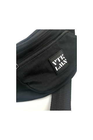 Vatkalimon Unisex Siyah Renkli Omuz ve Bel Çantası