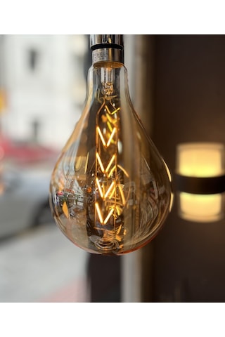 Horoz 001-049-0008 Toledo Büyük Led Rustik Ampul Amber 8w