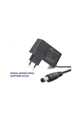 MOSO 12V 2A Switch Mode Adaptör  2 Amper Modem adaptörü