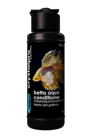 Crystalpro Betta Su Kremi 660 Galon - Konsantre Betta Balık Su Kremi, Klor Ve Amonyakı Nötralize Ediyor 4.5 Oz-125 M