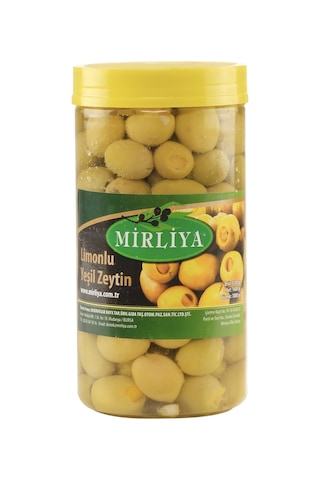 Mirliya Limonlu Yeşil Zeytin 1 KG
