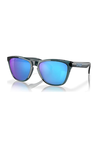 Oakley Oak 9013 9013f6 55 Frogskins Erkek Polarize Aynalı Kare Kristal Siyah Güneş Gözlüğü
