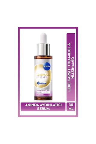 Luminous630 Skin Glow Anında Aydınlatıcı Serum 30ml, Eşit Cilt Tonu, Thiamidol, Niasinamid, Aloevera