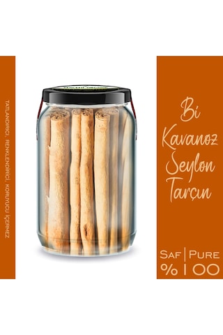 Seylon Tarçın Bi Kavanoz 660 Cc. Cam Kavanozda Orijinal Ceylon Tarçın Seylan Tarçın Ceylon Cinnamon