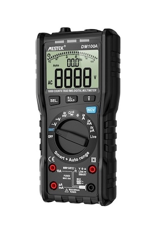 Mestek Dm100a True Rms Ncv Smart Otomatik Yüksek Hızlı Multimetre