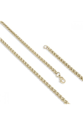 Erkek Çelik Zincir Kolye 4mm 9187 Altın