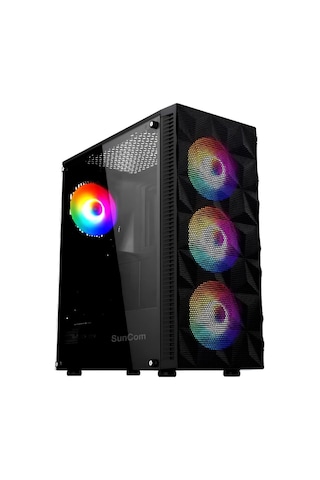 Suncom SG1-126 i5-12400F 16 GB 512 GB SSD 8 GB RX580 Free Dos Masaüstü Oyuncu Bilgisayarı
