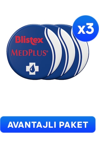 Blistex Kuruyan Ve Çatlayan Dudaklara Yoğun Bakım Kavanoz Medplus Jar 3 x 7 ML