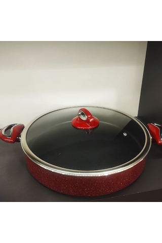 Taç Titan Granit 32 Cm Karnıyarık,pilav,dolma Basık Tencere