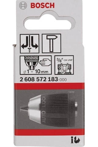 Bosch 3/8"-24 Anahtarsız Mandren 1-10 MM 2608572183