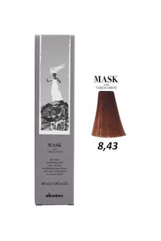 Davines Mask Vibrachrom 8,43 Açık Kumral Bakır Dore Saç Boyası 100 Ml