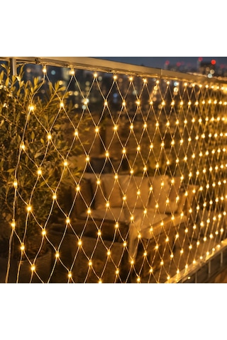 3x3 Metre Gün Işığı Ağ Led Dekoratif Aydınlatma Bahçe, Balkon Ve Organizasyon Kullanımı