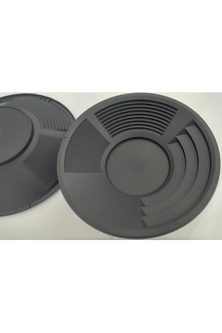 İn Mekanik Gold Pan Altın Tavası Altın Yakalama Eleği Siyah Renk N11.263