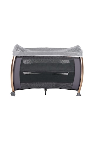 Poky Panama Oyun Parkı Bebek Park Yatak 76x110 Cm Yatak Grı-8038 Yeni Sezon