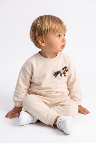 Mackays Erkek Bebek Little Pony İki İplik Eşofman Takım Bej