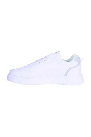 Luttoon Prt-4302 Beyaz Cilt Erkek Sneaker Ayakkabı Beyaz