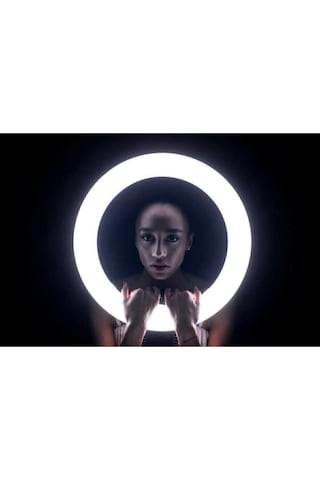 Ring Light Led Işık Halkası 21 Inç 54 Cm Profesyonel Stüdyo Işığı Ve 210 Cm Monopod Güzellik Merkezi