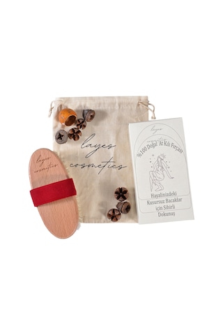 Layes Cosmetics Doğal At Kılı Selülit Fırçası Layes Cosmetics Doğal At Kılı Selülit Fırçası