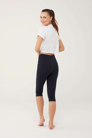 U.S. Polo Assn. Kadın Lacivert Kısa Tayt 16608 Lacivert