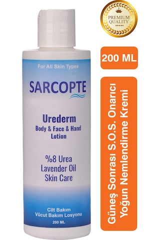 Sarcopte Urederm S.o.s. Güneş Sonrası Onarıcı ve Yoğun Nemlendirici Bakım Kremi 200 ML