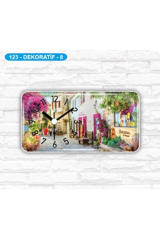 Dekoratif Magnetli Mıknatıslı Buzdolabı Mutfak Duvar Saati (295540364)