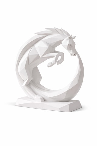 Low Poly Ejderha Figürü Fantastik Ejderha Heykeli 3d Baskı Dekoratif Masaüstü Süsü 0